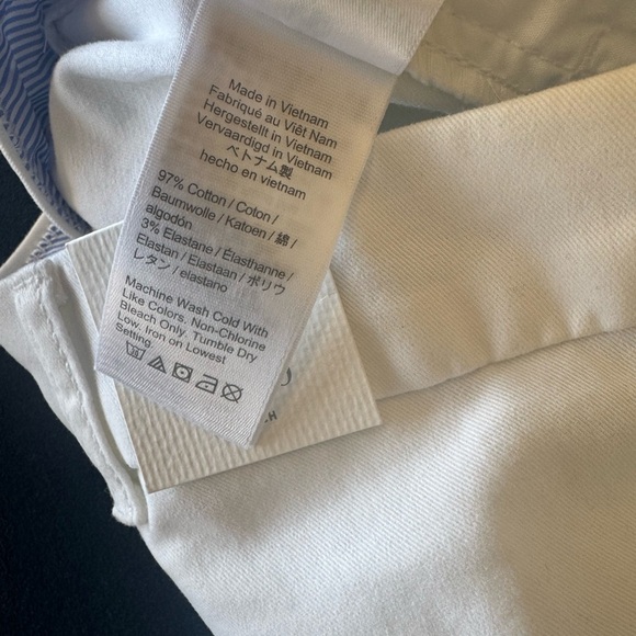 Re-imagined by J.CREW white chinos w/ strectch🤍cute comfy classics-zoom in 4more - Picture 14 of 14